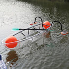 Imbarcazione a remi di plastica trasparente, pescherecci del fiume della lama da 0 - 360 gradi