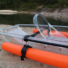 Imbarcazione a remi di plastica della chiara visiera, kajak di visita leggero resistente agli urti