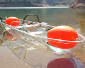 Il kajak di plastica dell'alta radura della stabilità con la pagaia/2 equipaggia la barca di plastica