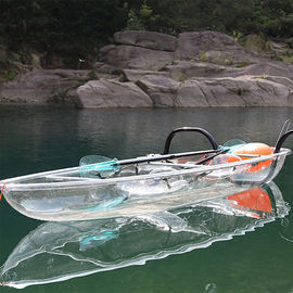 Kajak di plastica duro dei doppi sedili, canoa resistente agli urti di pesca per uso dell'oceano